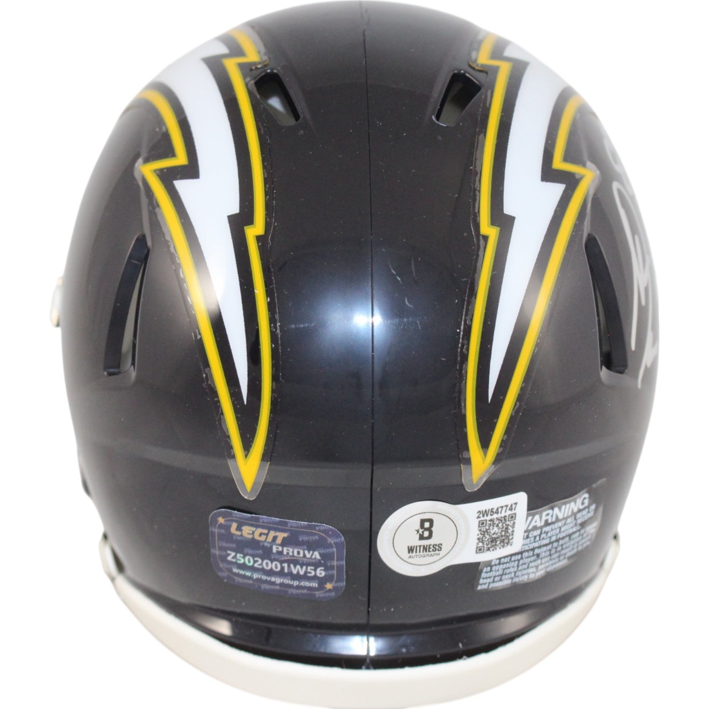 Antonio Gates San Diego Chargers Autographed Throwback Mini Helmet w/ HOF