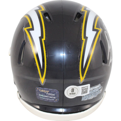 Antonio Gates San Diego Chargers Autographed Throwback Mini Helmet w/ HOF