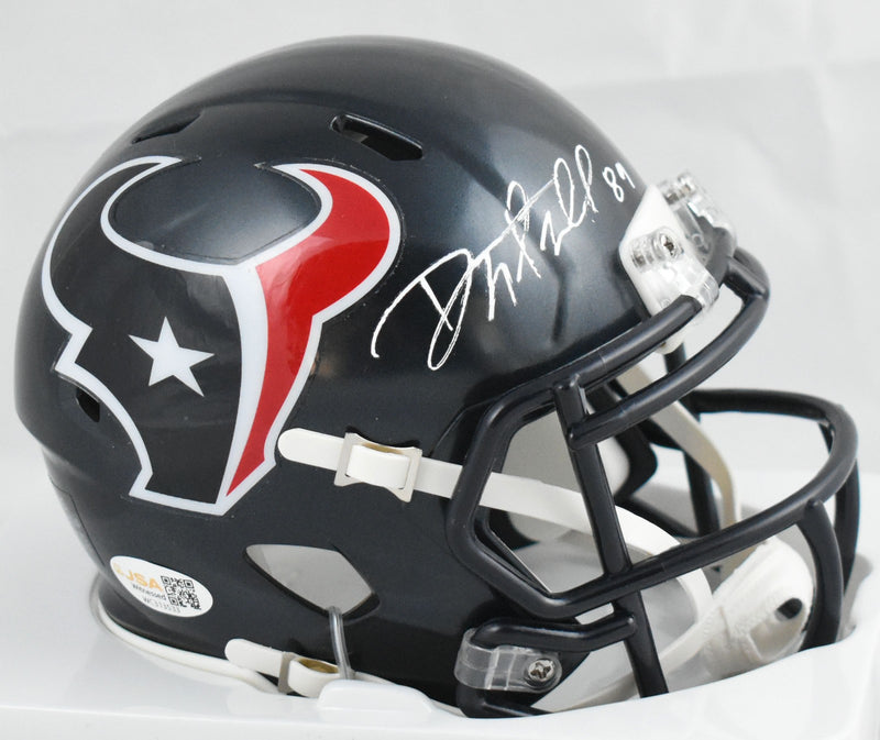 Danny Amendola Signed Houston Texans White Speed Mini Helmet