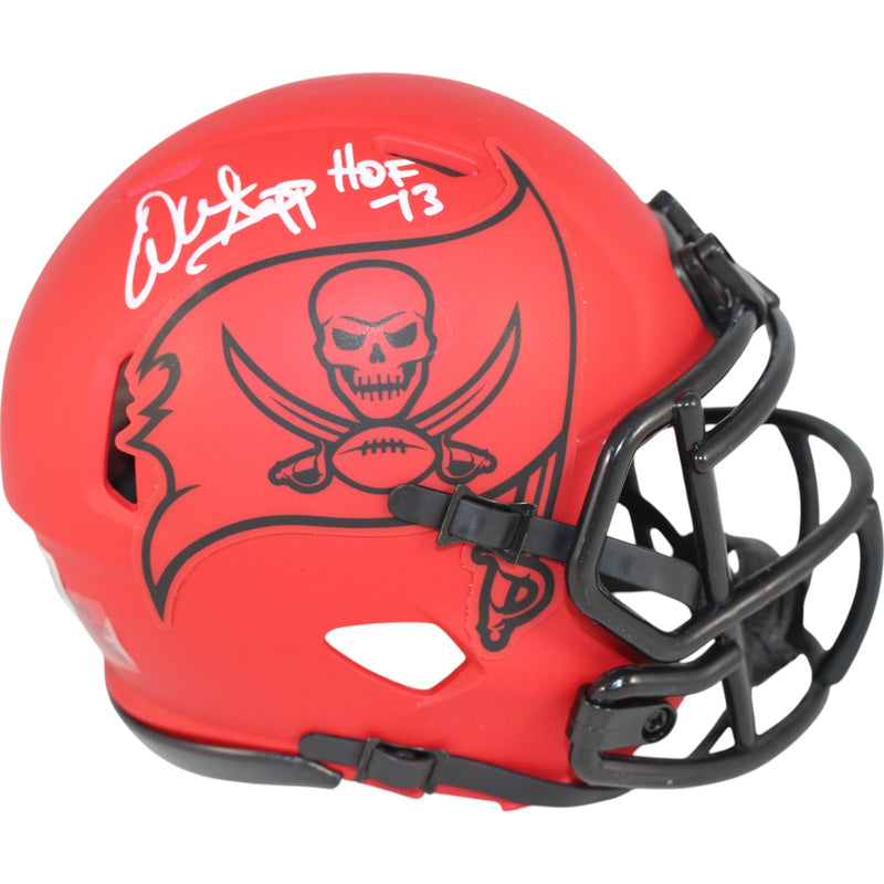 Warren Sapp Autographed Tampa Bay Buccaneers Rave Mini Helmet