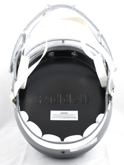 Dallas Goedert Signed Philadelphia Eagles Slate Full Size Helmet