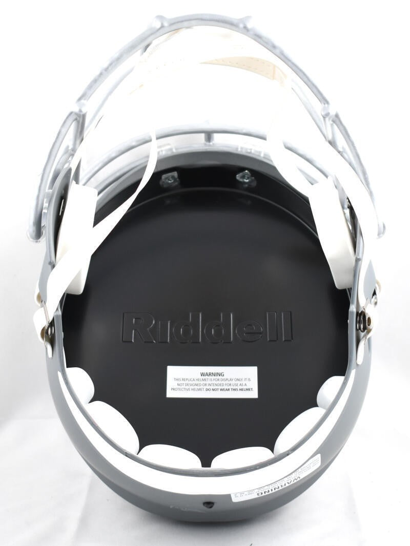 Dallas Goedert Signed Philadelphia Eagles Slate Full Size Helmet