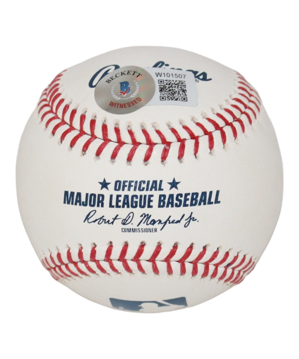 Rickey Henderson Signed Oakland Athletics Official MLB Baseball