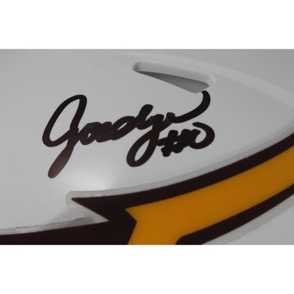 Jordyn Tyson Autographed Arizona State Sun Devils White Mini Helmet