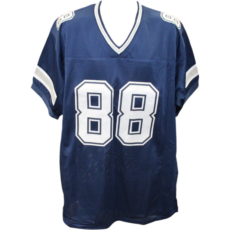 Michael Irvin Autographed Blue Pro Style Jersey