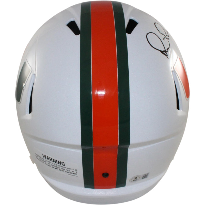 Michael Irvin Signed Miami Hurricanes Full Size Helmet