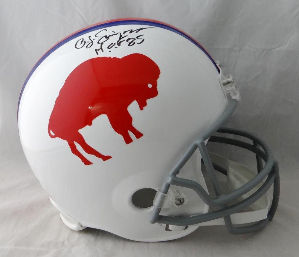 O.J. Simpson Signed Buffalo Bills 1965-73 Throwback Full Size Helmet