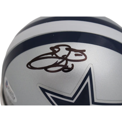 Emmitt Smith Autographed Dallas Cowboys VSR4 Mini Helmet