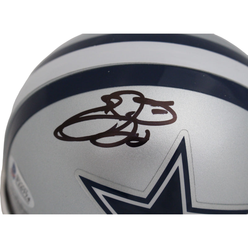Emmitt Smith Autographed Dallas Cowboys VSR4 Mini Helmet