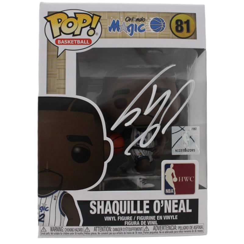 Shaquille O'Neal Autographed Orlando Magic Funko Pop! #81