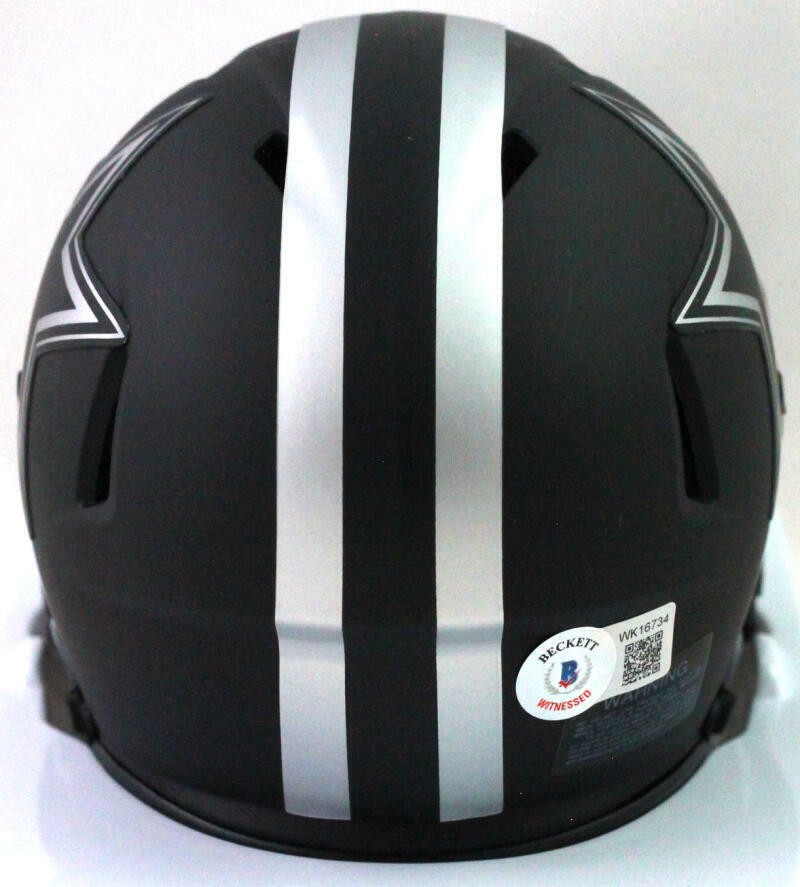 Emmitt Smith Signed Dallas Cowboys Eclipse Speed Mini Helmet