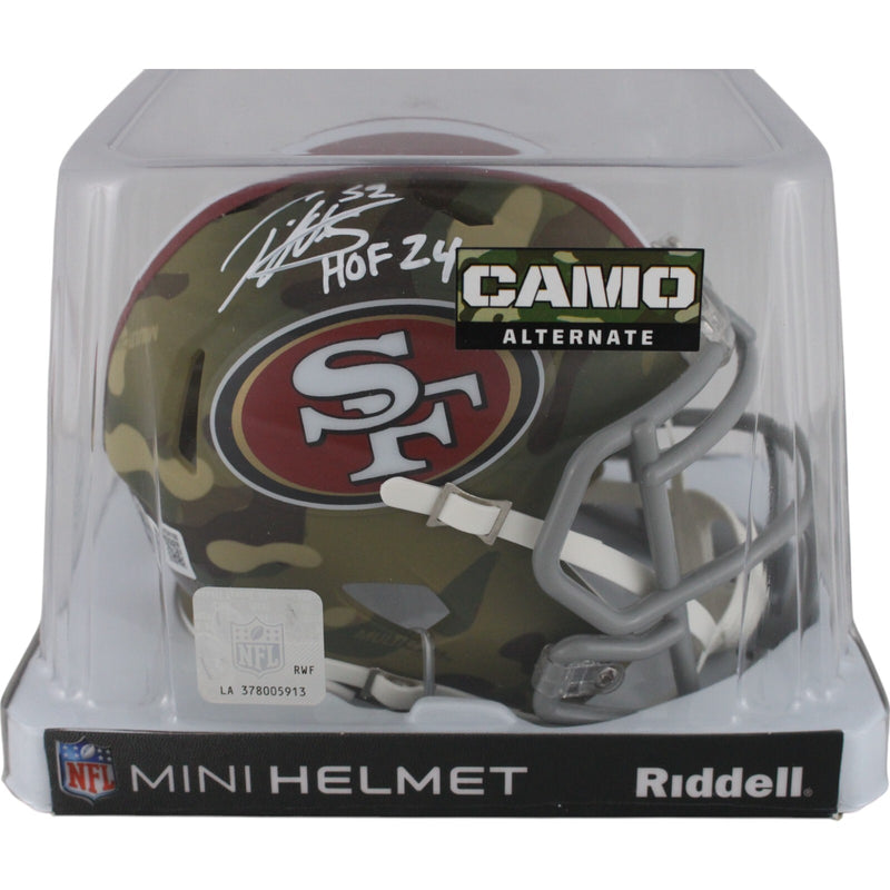 Patrick Willis San Francisco 49ers Signed Camo Mini Helmet (HOF)