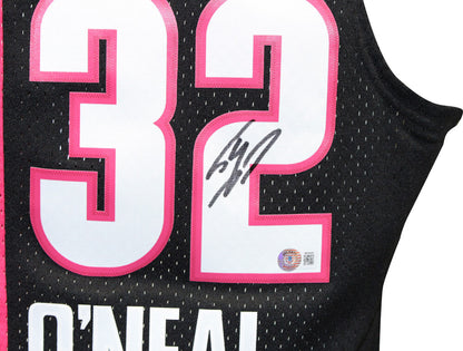 Shaquille O'Neal Signed Miami Heat Mitchell & Ness Swingman Jersey
