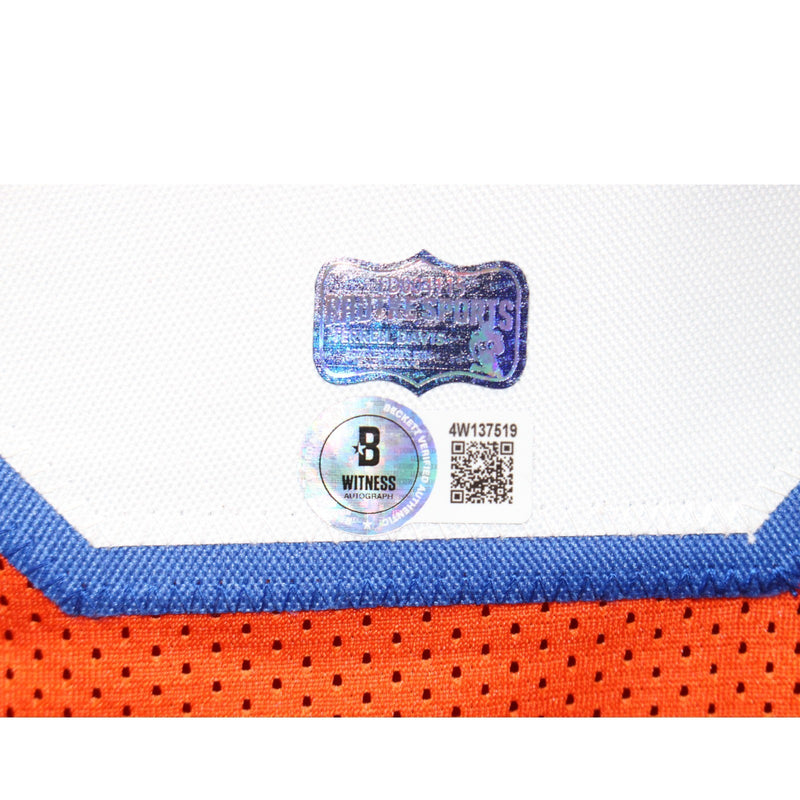 Terrell Davis Autographed Orange Pro Style Jersey (HOF Inscription)