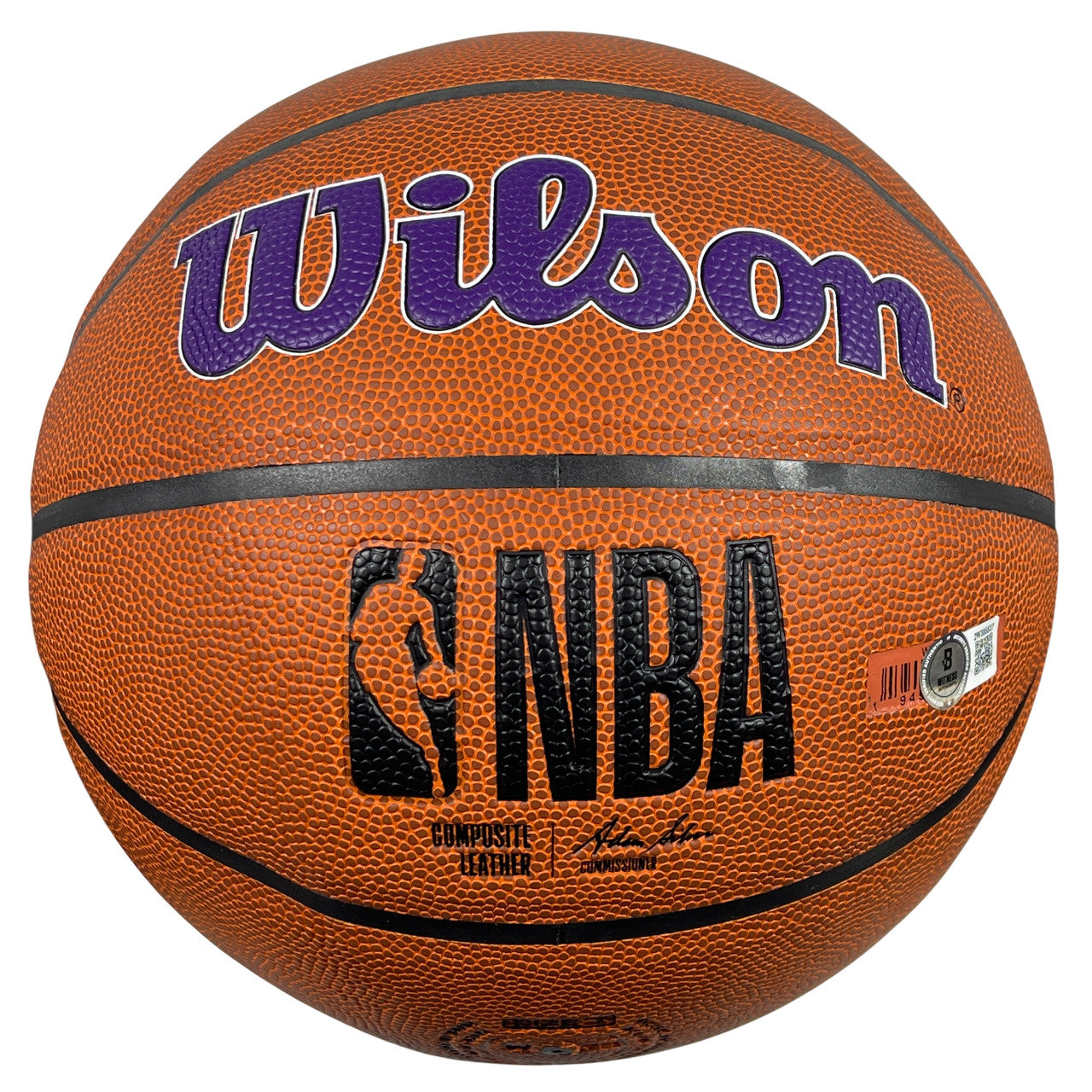 James Worthy Autographed LA Lakers Wilson NBA Basketball (Beckett COA)