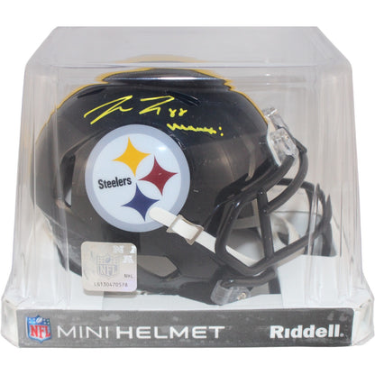 Pat Freiermuth Pittsburgh Steelers Signed Mini Helmet with "MUTH" Inscription