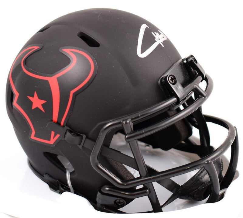 Christian Harris Signed Houston Texans Eclipse Speed Mini Helmet