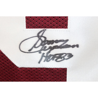 Sonny Jurgensen Autographed Washington Red Custom Jersey