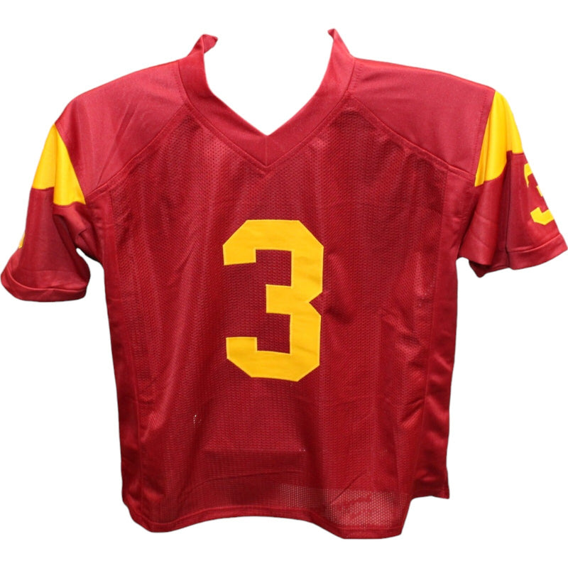 Jordan Addison Autographed USC Style Red Football Jersey