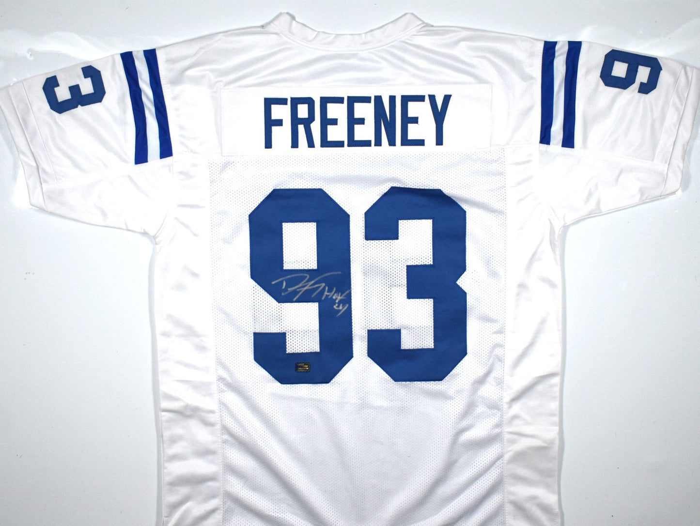 Dwight Freeney Autographed White Custom Jersey