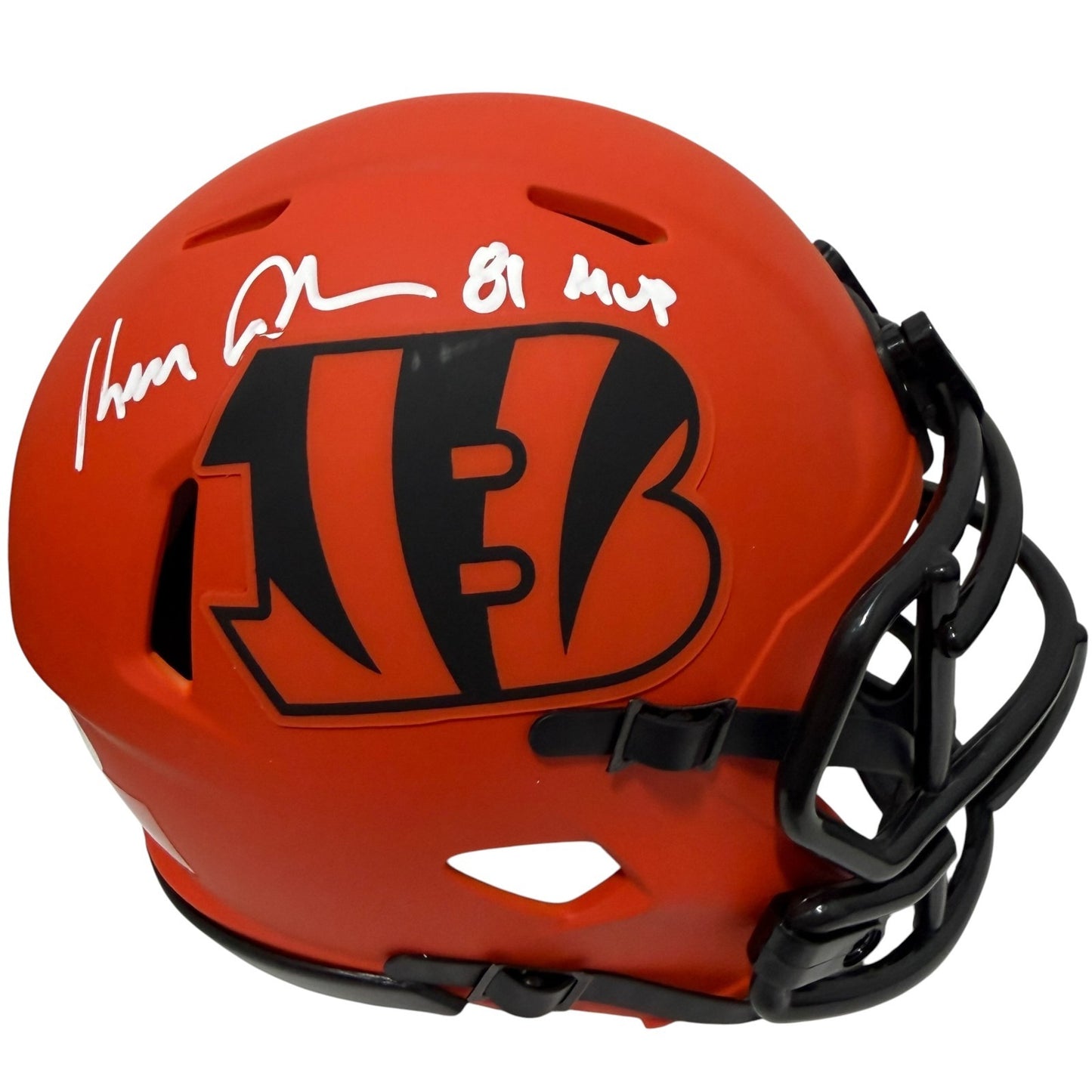 Ken Anderson Signed Cincinnati Bengals Rave Mini Helmet (81 MVP)