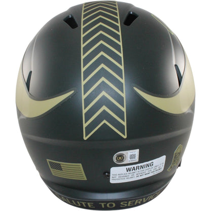 Justin Jefferson Full Size Helmet - Minnesota Vikings 2025 Salute to Service
