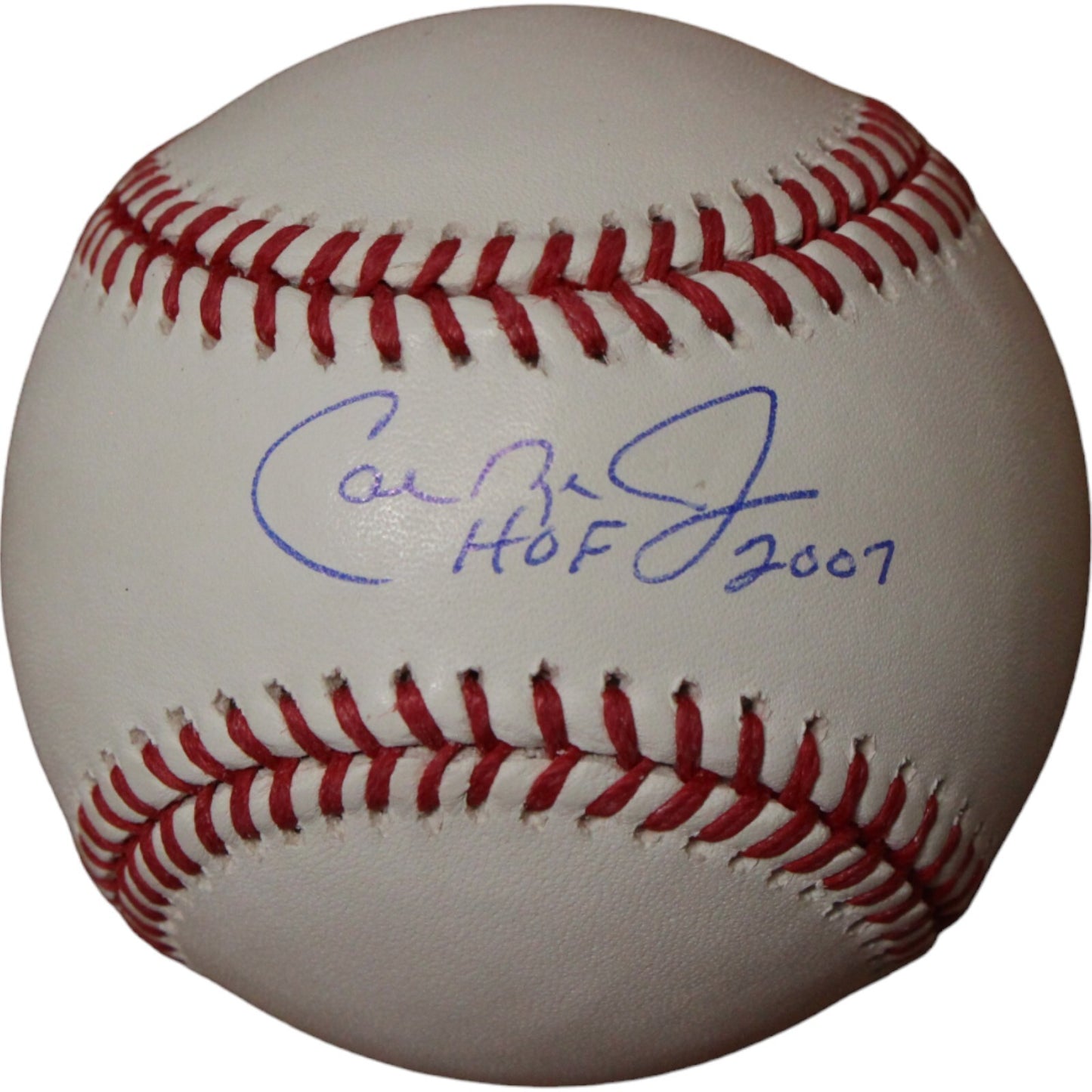 Cal Ripken Jr. Autographed Baltimore Orioles OML Baseball (HOF Inscription)