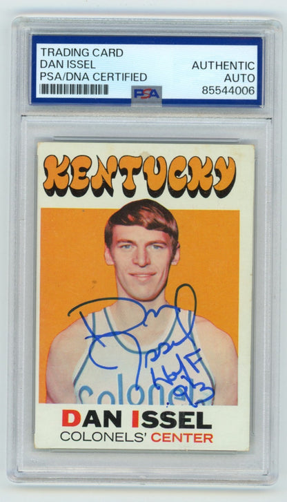 Dan Issel Signed 1971-72 Topps Rookie Card #200 (PSA Authentic)