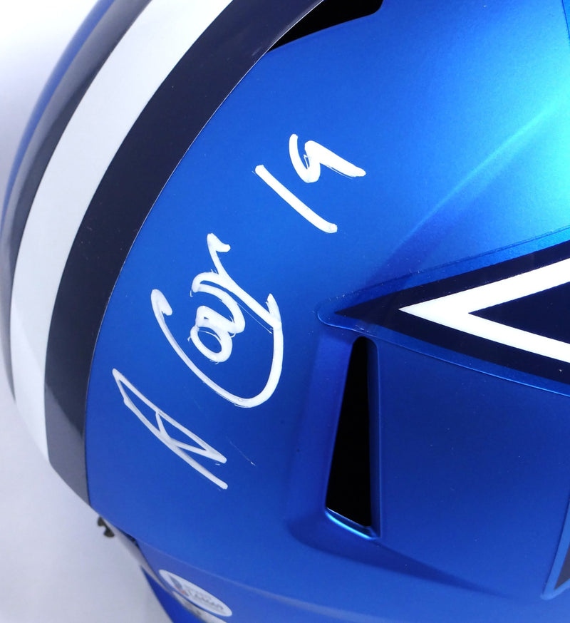 Dak Prescott, Amari Cooper & Ezekiel Elliott Dallas Cowboys Blaze Helmet