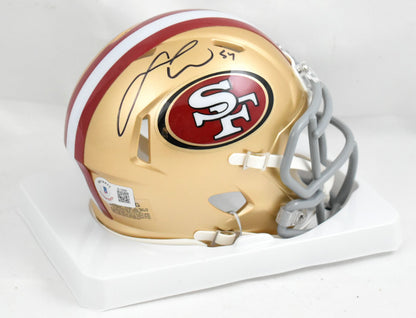 Fred Warner Signed San Francisco 49ers Speed Mini Helmet