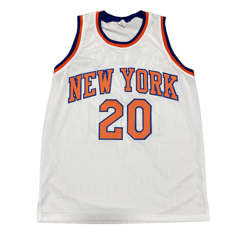 Allan Houston New York Knicks Autographed Custom Basketball Jersey