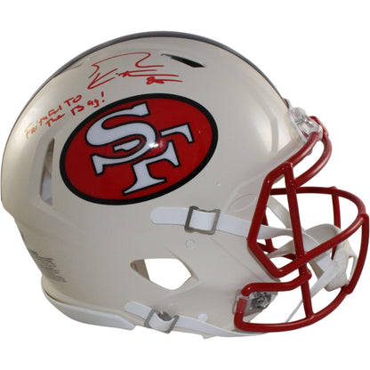 George Kittle Signed San Francisco 49ers Full Size Authentic Retro Helmet