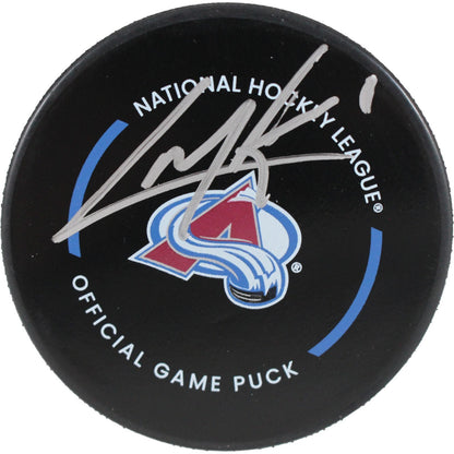 Cale Makar Autographed Colorado Avalanche Game Puck (Fanatics Authentic)