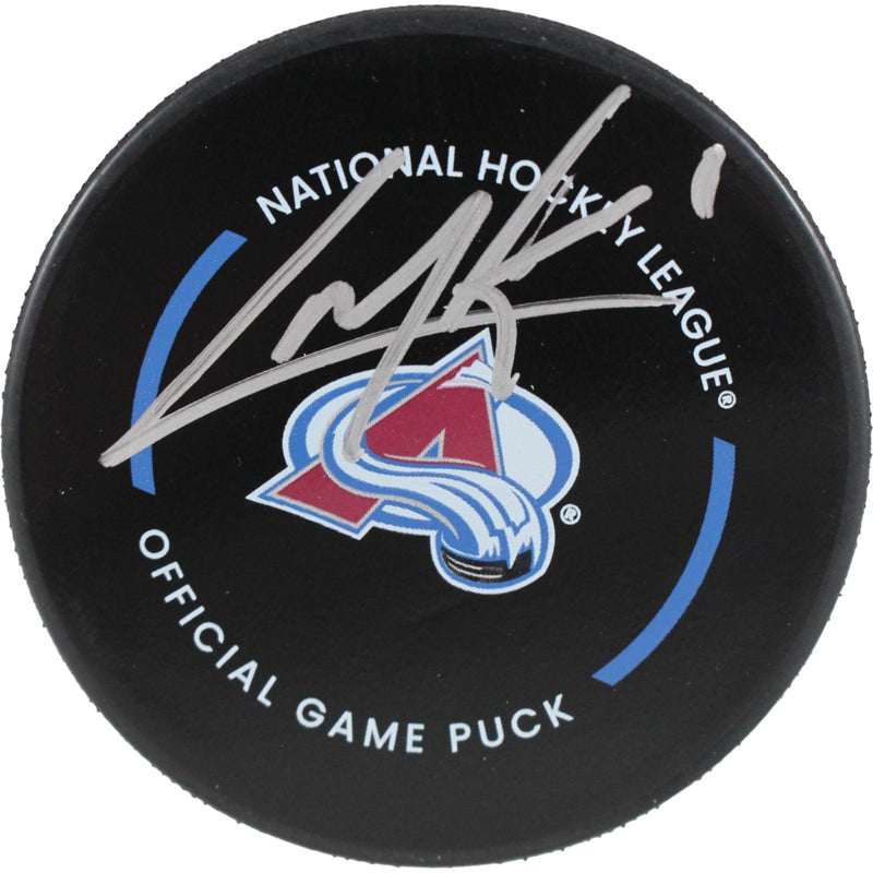 Cale Makar Autographed Colorado Avalanche Game Puck (Fanatics Authentic)