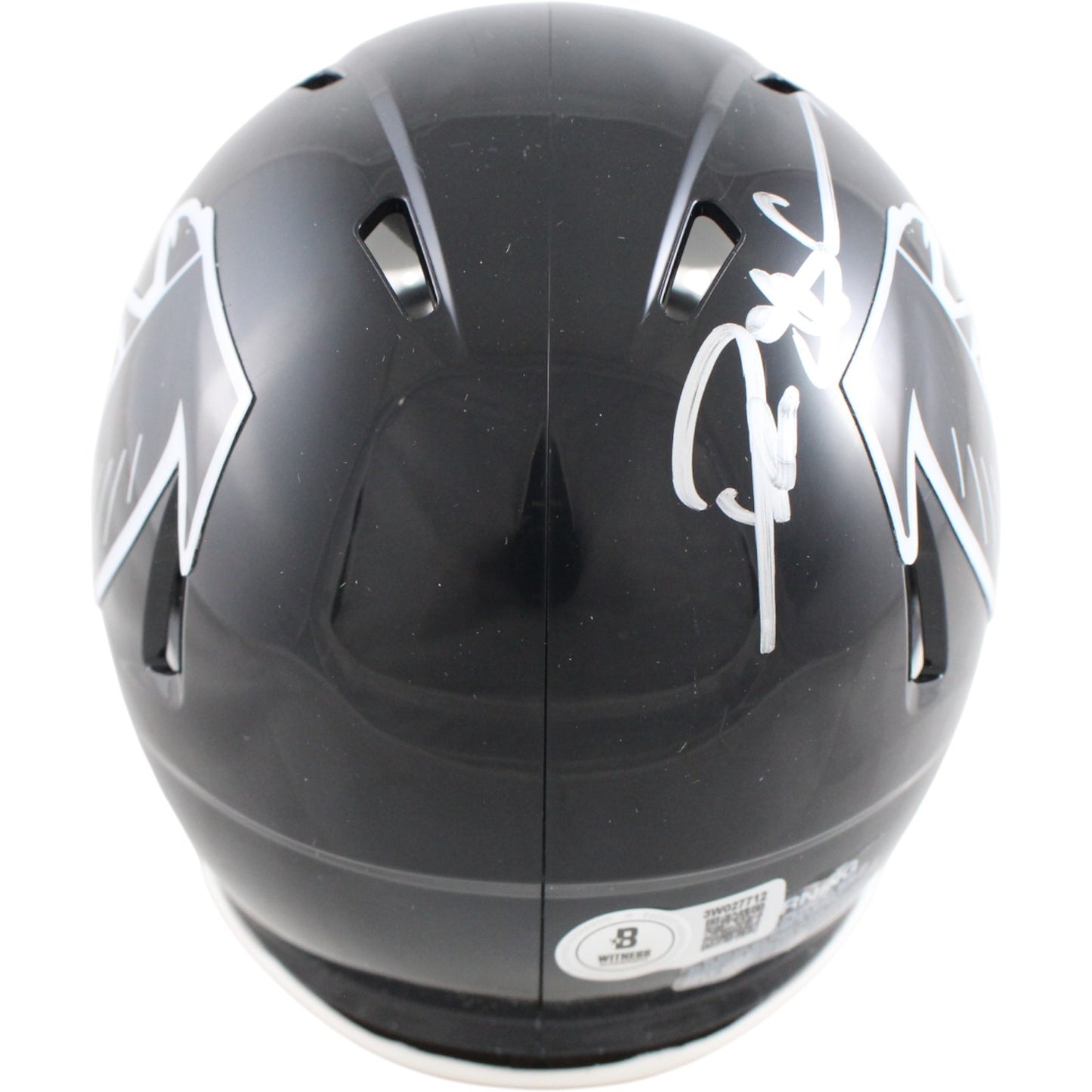 Deion Sanders Atlanta Falcons Autographed Throwback Mini Helmet (BAS)