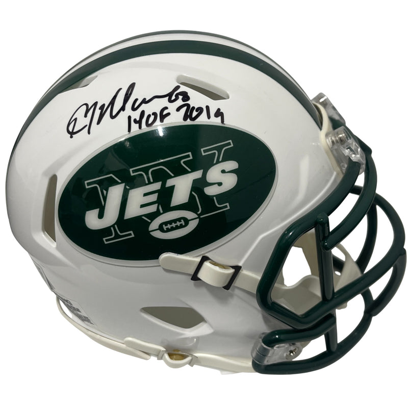 Kevin Mawae Signed New York Jets Throwback Mini Helmet (HOF 2019)