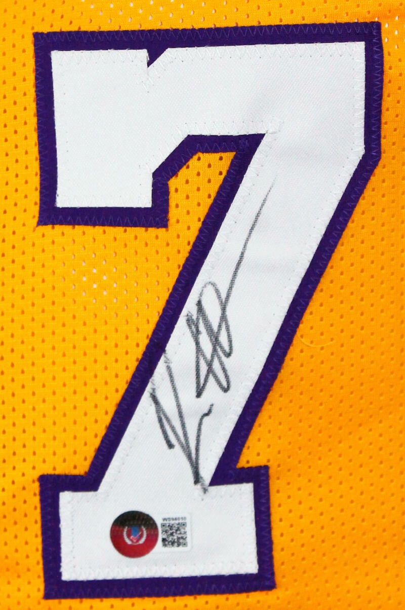 Ron Artest Autographed Los Angeles Lakers Custom Yellow Jersey