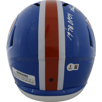 Randy Gradishar Denver Broncos Autographed Full Size Throwback Helmet