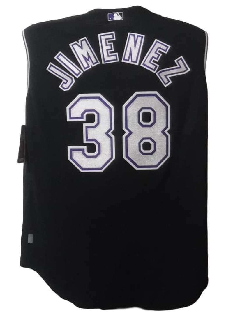 Ubaldo Jimenez Signed Colorado Rockies Authentic No-Hitter Jersey