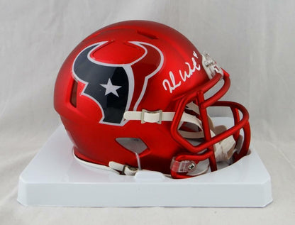 Deshaun Watson Signed Houston Texans Blaze Mini Helmet
