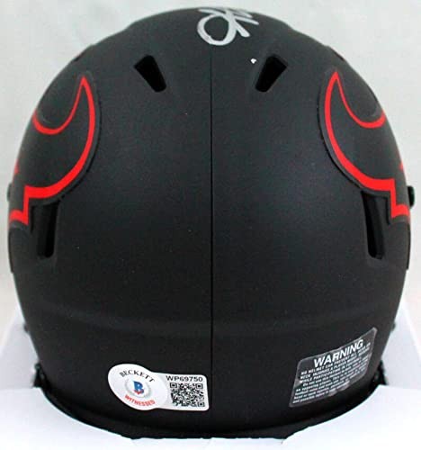 Shane Lechler Signed Houston Texans Eclipse Speed Mini Helmet