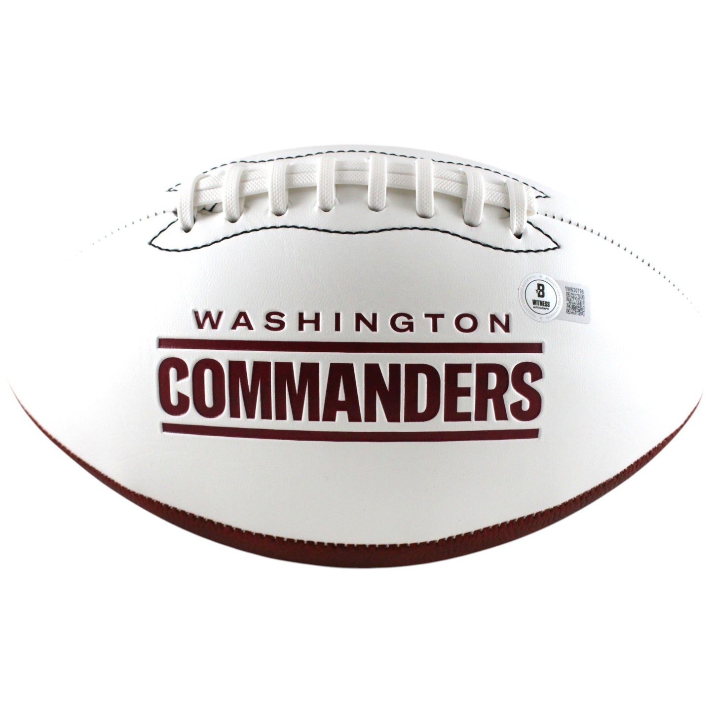 Frankie Luvu Autographed Washington Commanders Logo Football