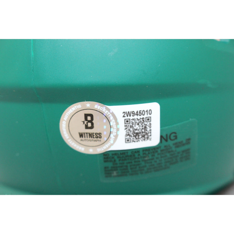 Eric Allen Signed Philadelphia Eagles Rave Mini Helmet