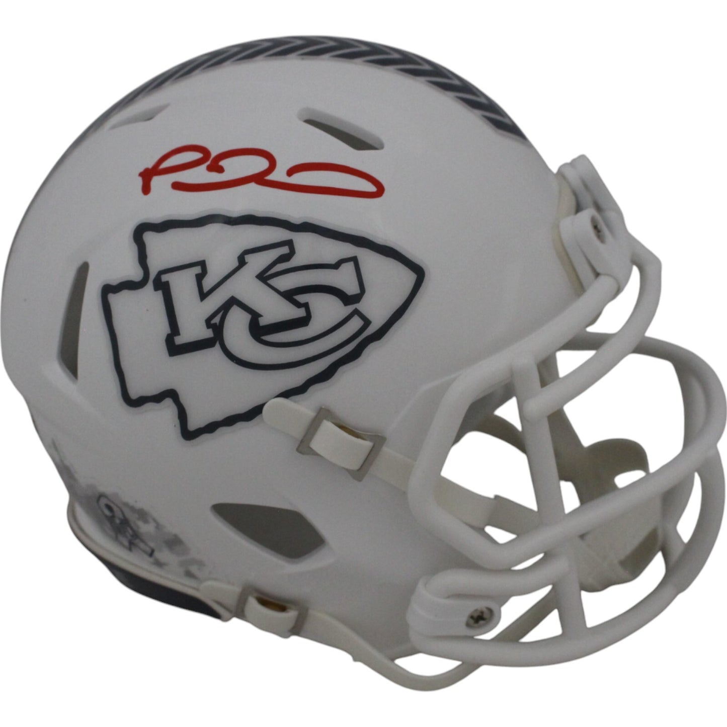 Patrick Mahomes Signed Kansas City Chiefs 2024 Salute to Service Mini Helmet