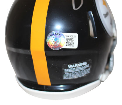 Joe Greene Signed Pittsburgh Steelers Throwback Mini Helmet