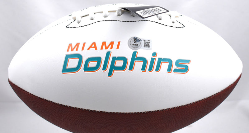 De'Von Achane Autographed Miami Dolphins Logo Football