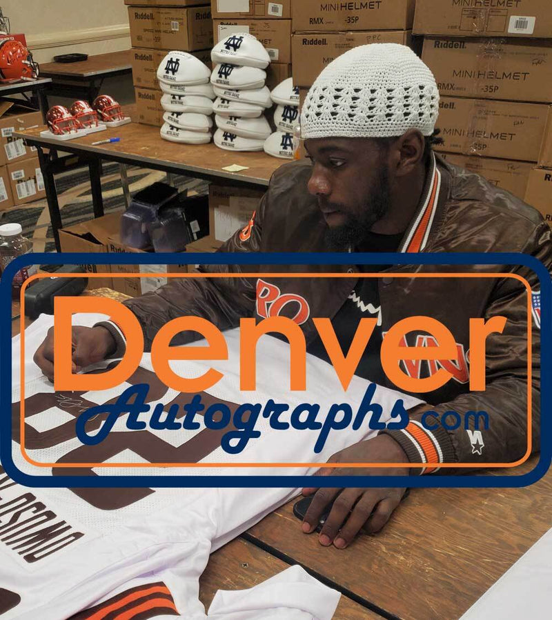 Jeremiah Owusu-Koramoah Autographed Cleveland Browns White Jersey BAS