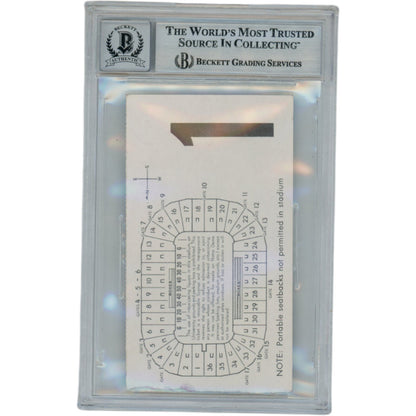 Tony Dorsett Signed Pittsburgh Panthers 1976 Ticket Stub (2 Inscriptions)