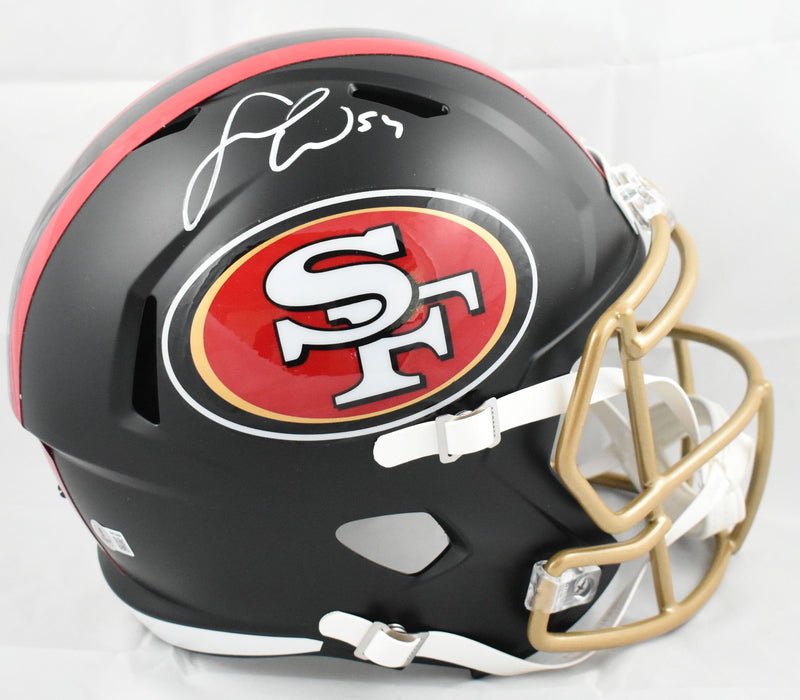 Fred Warner Signed San Francisco 49ers Rivalries Speed Full Size Helmet