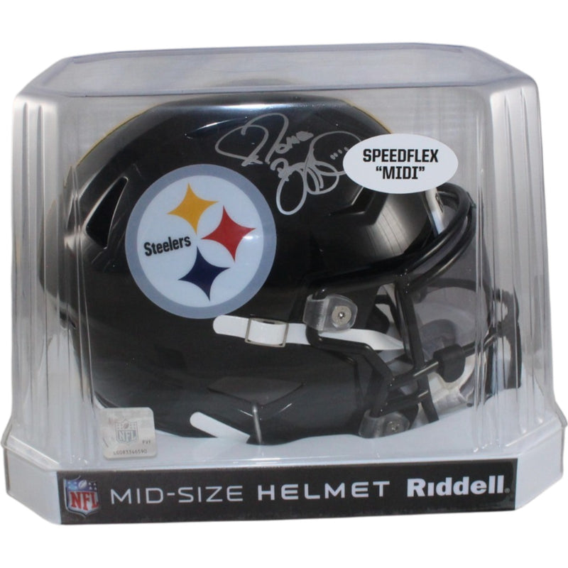 Jerome Bettis Autographed Pittsburgh Steelers Mid-Size Midi Helmet